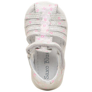 Δερμάτινα πέδιλα με μικρό μοτίβο σε χρώμα που κάνει αντίθεση σε όλη την επιφάνεια 