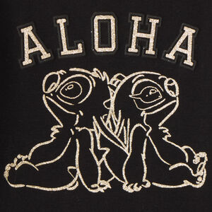 T-shirt κοριτσιού με κοντά μανίκια και κέντημα Stitch και Angel 