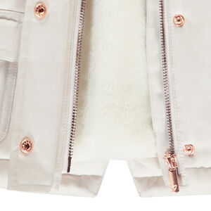 Πάρκα 2 σε 1 με γιλέκο χωρίς μανίκια σε sherpa για κορίτσι 