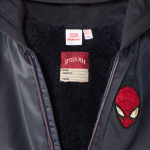 Ανδρικό μπουφάν τύπου teddy με κουκούλα Spider-Man Marvel 