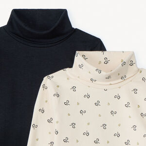 Σετ από 2 μπλουζάκια ζιβάγκο για κορίτσι 