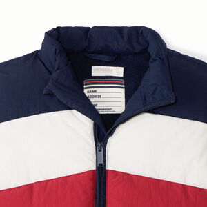 Αμάνικο μπουφάν πάνινο καπιτονέ effet color block για αγόρι 