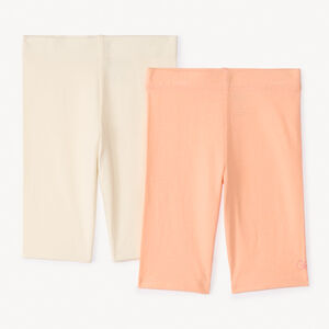 Σετ από 2 μονόχρωμα κολάν για κορίτσι 