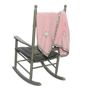 Φανελένια κουβέρτα ροζ ΑΒΟ 