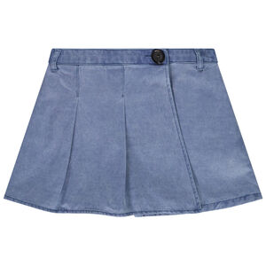 Φούστα-σορτς με πλισέ εφέ για κορίτσι 