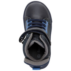 Μποτάκια με εφέ δέρματος και σχέδιο παραλλαγής για αγόρι 