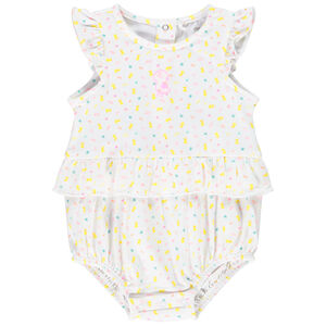 Combinaison courte imprimé poussins pour bébé fille Main Combinaison courte imprimé poussins pour bébé fille