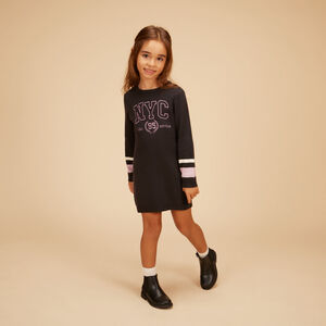 Robe manches longues en tricot pour fille  Main Robe manches longues en tricot pour fille