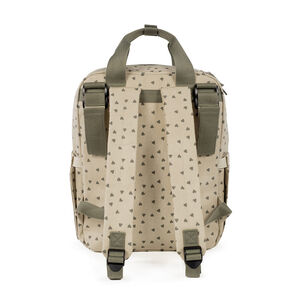 Sac à dos à langer imprimé cœurs Poppy + tapis mousse 