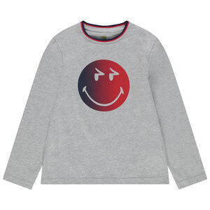 T-shirt μακρυμάνικο με οργανικό βαμβάκι σχέδιο SmileyWorld Main T-shirt μακρυμάνικο με οργανικό βαμβάκι σχέδιο SmileyWorld