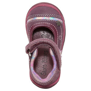 Δερμάτινα παπουτσάκια με παγιέτες και σήμα αστέρι 