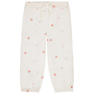 Φόρμα από φούτερ με κεντήματα για μωρό κορίτσι 