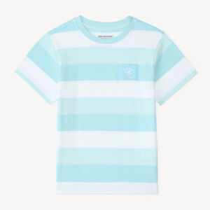 T-shirt με κοντά μανίκια σε ρίγες για αγόρι 