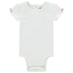 Body κοντομάνικο μονόχρωμο με φιόγκο 