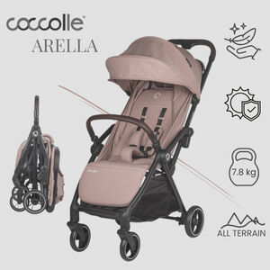 Καρότσι Με Αυτόματο Κλείσιμο Coccolle Arella / Sand Beige 