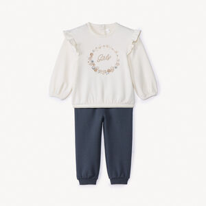 Σετ τζόγκινγκ από σκούμπα για κορίτσι μωρού 