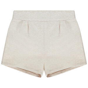 Σορτς ψηλόμεσο σε jacquard και lurex για bebe κορίτσι 