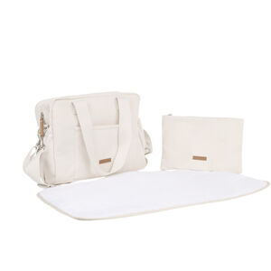 Σακίδιο μωρού Mini Bergen + Επαναχρησιμοποιούμενος πάτος αλλαγής - εκρού 