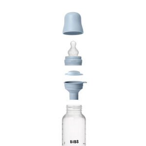Πλαστικό Μπιμπερό Με Σιλικονούχα Θηλή 150ml Baby Blue Bibs  