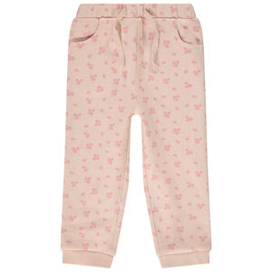 Φόρμα molleton με φαντεζί σχέδιο για bebe κορίτσι 