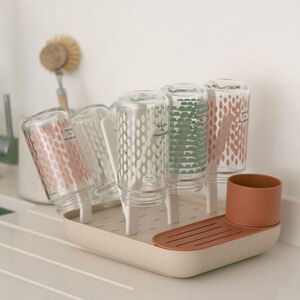 Ρυθμιζόμενο στέγνωμα μπιμπερό Forêt terracotta/argile 