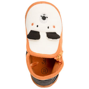 Βρεφικά παπουτσάκια μποτάκια με σχέδιο αρκούδα για bebe αγόρι 