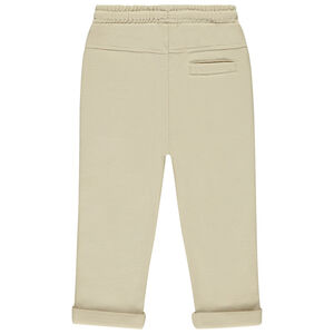 Pantalon uni avec cordon de serrage pour bébé garçon 