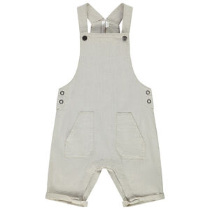 Κοντή ριγέ σαλοπέτα με τσέπες για μωρό αγόρι 