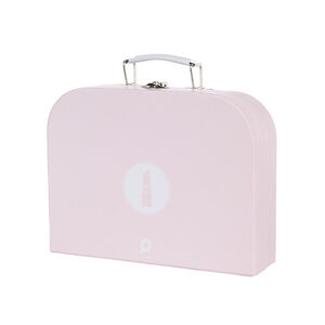 Σετ μακιγιάζ και χτενίσματος από ροζ ξύλο με βαλιτσάκι για παιδιά από 3 ετών 