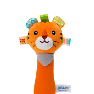 Μαλακό Παιχνίδι Οδοντοφυΐας – Κουδουνίστρα Tiger 