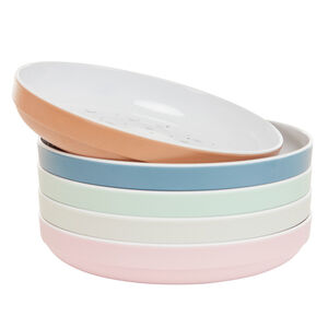 Πιάτο από μελαμίνη με πράσινες καρδιές 