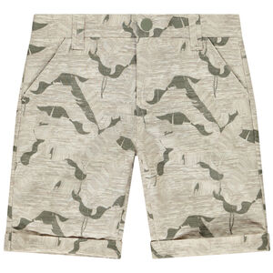 Βερμούδα με σχέδιο φύλλα μπανανιάς για αγόρι 