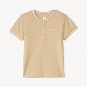 Πόλο κοντομάνικο με γιακά teddy για bebe αγόρι 