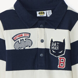 Μακρυμάνικο polo ριγέ Batman Warner για bebe αγόρι 