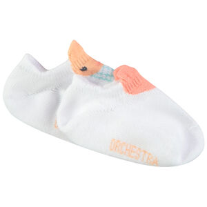 "Σετ από 2 ζευγάρια κοντές κάλτσες καρδιά/παγωτό για κορίτσι μωρό" 