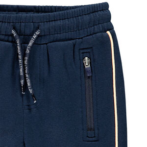 Παντελόνι φόρμας molleton με τσέπες με φερμουάρ για αγόρι 