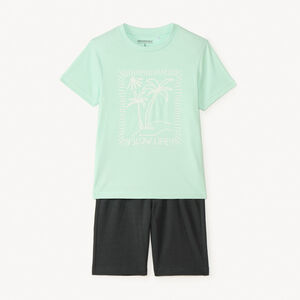 Συγκρότημα κοντών ρούχων 2 τεμαχίων με μοτίβο φοίνικα για αγόρι 