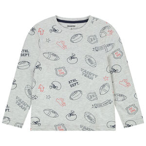 T-shirt manches longues imprimé garçon 