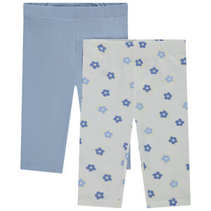 Σετ από 2 φαντεζί κολάν σε jersey για bebe κορίτσι 