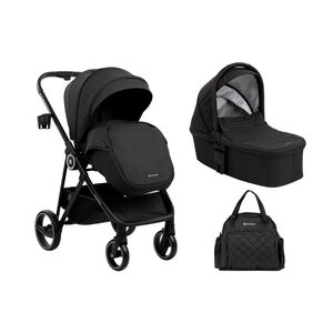Καρότσι 2σε1 με ξεχωριστό πορτ μπεμπέ Kikka boo Gianni Black 