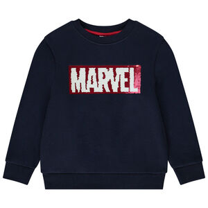 Φούτερ print Marvel με μαγικές παγιέτες για αγόρι 