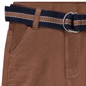 Παντελόνι twill με ζώνη για αγόρι 