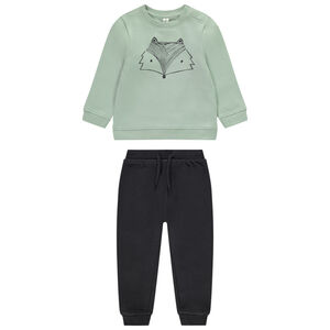 Σέτ jogging 2 τμχ. με σχέδιο αλεπού για μωρό αγόρι  Main Σέτ jogging 2 τμχ. με σχέδιο αλεπού για μωρό αγόρι