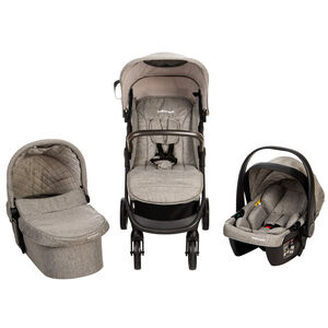 Καρότσι τριών τεμαχίων Triade με κάθισμα αυτοκινήτου και πορτ μπεμπέ γκρι  Main Καρότσι τριών τεμαχίων Triade με κάθισμα αυτοκινήτου και πορτ μπεμπέ γκρι