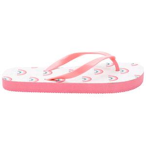 Ροζ σανδάλια με σχέδιο ουράνιο τόξο για κορίτσι 