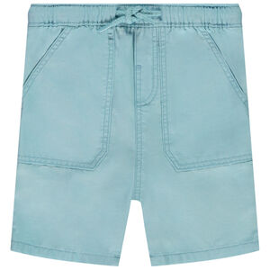 Βερμούδα μονόχρωμη υφασμάτινη για bebe αγόρι  Main Βερμούδα μονόχρωμη υφασμάτινη για bebe αγόρι