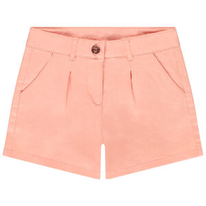 Σορτς από υφασμάτινο με εφέ πτυχών για κορίτσι 