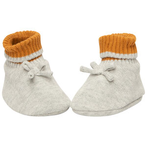 Chaussons en tricot avec noeud fantaisie pour bébé garçon Main Chaussons en tricot avec noeud fantaisie pour bébé garçon