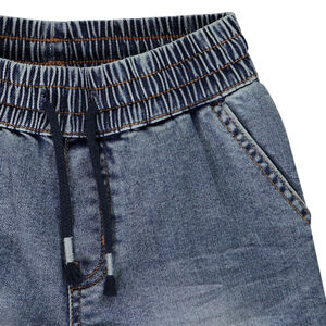 Βερμούδα effet jean με ελαστική μέση για αγόρι 