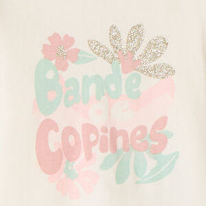 Set pyjama 2 pièces fantaisie avec bas à pois pour fille  